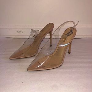 Fashion Nova Clear Heels